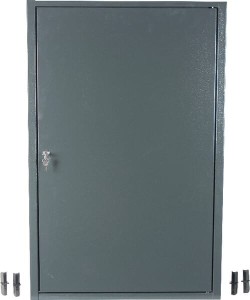 Moduł środkowy, szafka zamykana z czterema półkami, wysokość 89 cm 291773037