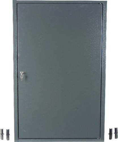 Moduł środkowy, szafka zamykana z czterema półkami, wysokość 89 cm 291773037 - Intertraktor