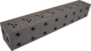 Płyta zaworu Cetop 05 - NG10, MR-58-GZ przyłącze dolne 1/2" Kramp MR58GZ