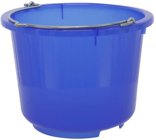 Wiadro, niebieskie, przezroczyste 12 l 298800 - Intertraktor
