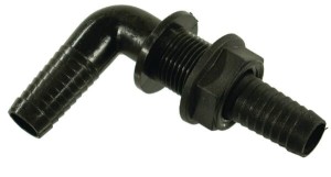 Złączka ścienna 90° z nakrętką Arag, 1/2" 118215