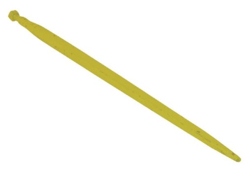 Ząb ładowacza, prosty, profil kwadratowy 36x800 mm końcówka szpiczasta z nakrętką M20x1.5 żółty Stoll 0518280 - Intertraktor