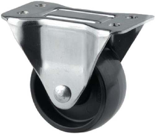 Koła z tworzywa sztucznego z płytką mocującą 3438POO065P609554 - Intertraktor