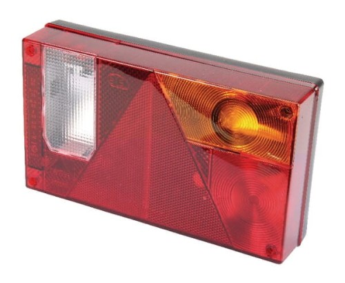 Lampa tylna zespolona, prostokątna prawa 12V przykręcana Multipoint Aspöck 245210167 - Intertraktor