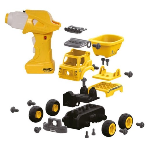 Wywrotka First RC kit 27 elementów z wkrętarką akumulatorową JA405226 - Intertraktor