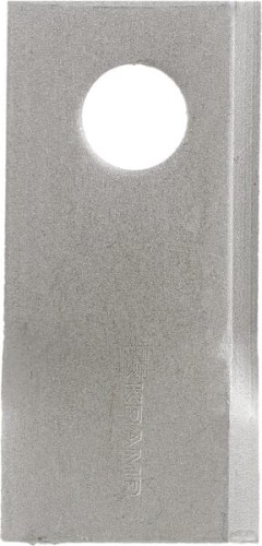 Nożyk kosiarki rotacyjnej prawy 100x48x3 mm otwór Ø 19 mm okrągły pasuje do Pöttinger/Niemeyer 25 szt. 570414KR - Intertraktor