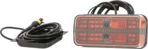 Lampa tylna zespolona LED prostokątna, 12V (zintegrowany opornik) Kramp LA40070