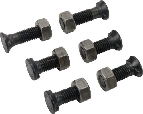 Zestaw śrub 4 szt. M12x35 mm podsadzenie owalne, 2 szt. M12x45 mm podsadzenie owalne + nakrętki TB40112 - Intertraktor