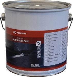 Farba do malowania lini Kramp, żółta 2,5 l 018294097258KR
