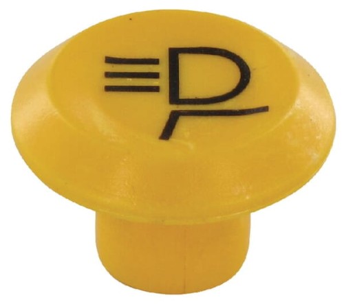 Symbol przełącznika, lamp górnych kabinowych, okrągły żółty 11316370PN - Intertraktor