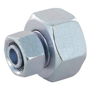 Złącze proste z nakrętkami M30x2 22L - M42x2 30S GVO22L30S