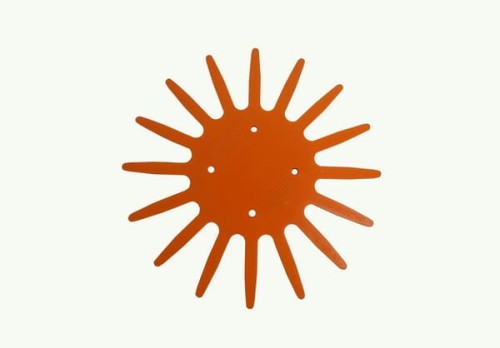 Tarcza pielnika palcowego 370, miękka KFH208 - Intertraktor