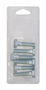 Śruba pół gwint M10x40 mm kl.8.8 ocynk 6 szt. KR9311040P006