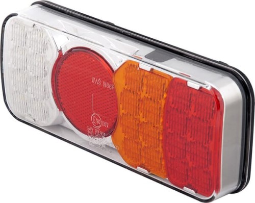 Lampa tylna zespolona, diodowa, prawa W66P 12/24V NR 314KR 1400680790 - Intertraktor