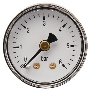 Manometr ø40 mm 0–6 bar przyłącze tylne 1/8" MA406B02ST