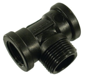 Trójnik 2 x gwint wew. 3/4" + 1 x gwint zew. 1" 133034