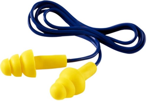 Zatyczki do uszu, na sznurku UltraFit™, żółte EAR UF01000 - Intertraktor