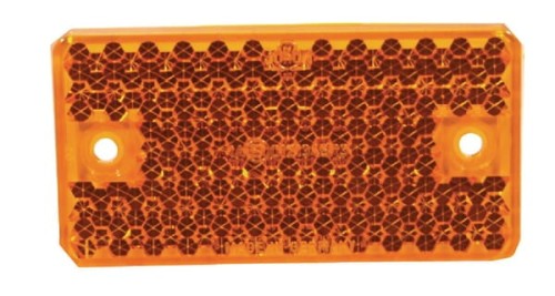 Odblask prostokątny, pomarańczowy 310002010 - Intertraktor