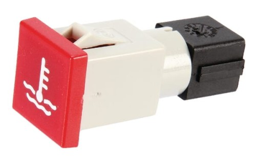 Kontrolka kwadratowa, 12/24V czerwona przykręcana 22.5x22.5 mm Cobo 09476000 - Intertraktor