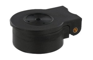 Pokrywa gniazda szybkozłącza z otworem na klips znakujący, czarna 1/2" SKV9F121CL