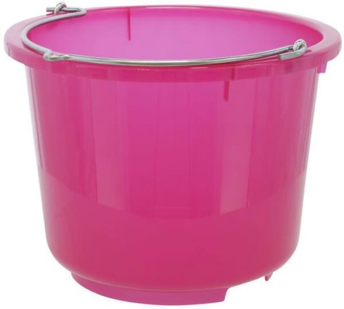 Wiadro przezroczyste, różowe 12 l 298801 - Intertraktor