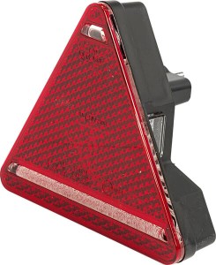 Lampa tylna zespolona LED, lewa, trójkątna, 12/24V pomarańczowa/czerwona, przykręcana Waś 1400300323
