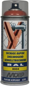 Lakier akrylowy w sprayu, RAL 8004  brązowy 400 ml 07109ND