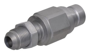 Szybkozłącze płaskie FFH wtyczka 1/2" gwint zewnętrzny grodziow 7/8" UNF JIC FFH081458SM