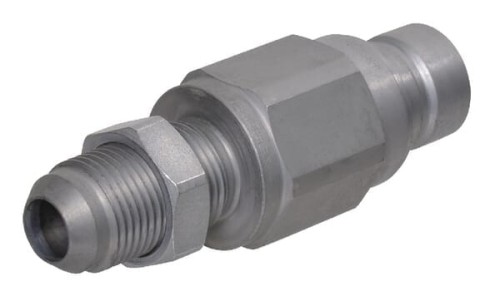 Szybkozłącze płaskie FFH wtyczka 1/2" gwint zewnętrzny grodziow 7/8" UNF JIC FFH081458SM - Intertraktor