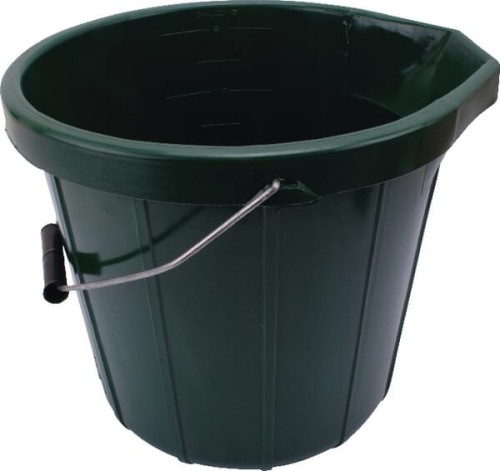 Wiadro z tworzywa sztucznego HD, 7.5 l zielone TO6201 - Intertraktor