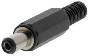 Wtyczka DC 1 A, 12 V L:44 mm DCO55I21L44