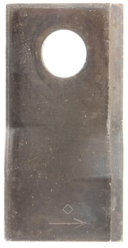 Nożyk kosiarki rotacyjnej lewy 97x48x4 mm otwór Ø 19 mm okrągły pasuje do Kongskilde JF/Stoll 25 szt. 13800023KR - Intertraktor