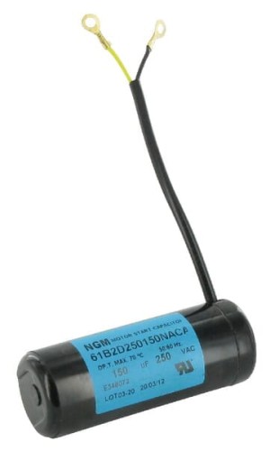 Kondensator rozruchowy silnika elektrycznego 150uF/250V EM9150250V - Intertraktor