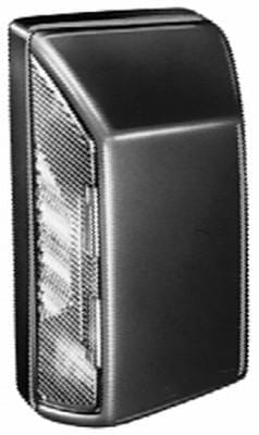 Lampa oświetlania tablicy rejestracyjnej, 10W prostokątna 12/24V biała przykręcana 102x55x56.5 mm wtyczka płaska Hella 2KA003389068 - Intertraktor