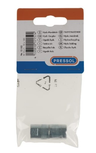 Końcówka smarownicy blister Pressol, 4-szczękowa M10x1 FP12152 - Intertraktor