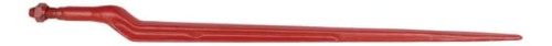 Ząb ładowacza, wygięty: 32 mm profil podwójne T 38x880 mm końcówka płaska z nakrętką M22x1.5 czerwony Battista Porteri 5196512311 - Intertraktor
