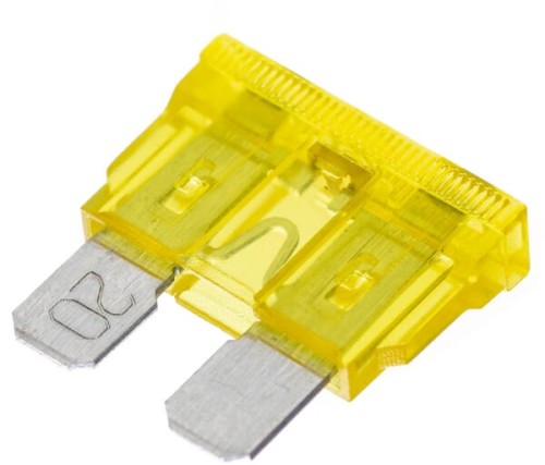 Bezpiecznik płaski, 32V 20A L=18.8 mm żółty iMaXX SI20166 - Intertraktor