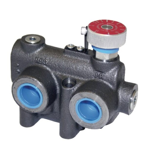 Zawór regulacji przepływu 3-drożny 0-114 l/min RV2FV2V012114 - Intertraktor