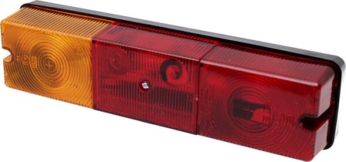 Lampa tylna zespolona, prawa, 12/24V pomarańczowa/czerwona, przykręcana Promot 1400680410 - Intertraktor