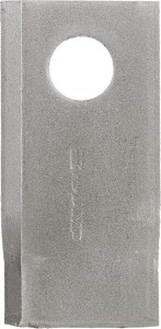 Nożyk kosiarki rotacyjnej prawy 98x48x4 mm otwór Ø 19 mm okrągły pasuje do Fella/Fortschritt 25 szt. 121713KR