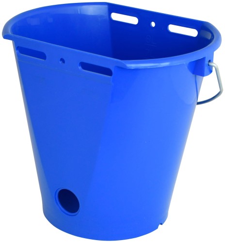 Wiadro do pojenia cieląt, "Food Safe", ze skalą, 8 l, niebieskie, Kerbl - Intertraktor