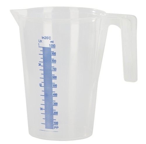Miarka z uchwytem, 1000 ml, olejoodporna, Kerbl - Intertraktor