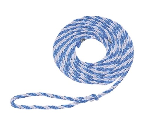 Linka transportowa dla bydła, duża pętla, 320 cm x 12 mm, biały/niebieski, Kerbl - Intertraktor