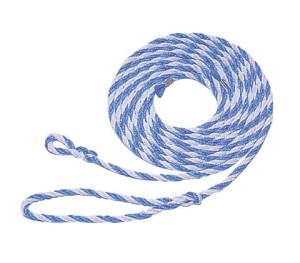 Linka transportowa dla bydła, mała pętla, 320 cm x 12 mm, biały/niebieski, Kerbl