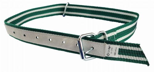Obroża dla cieląt Classic, 100 x 4 cm, biały/zielony, Can Agri - Intertraktor