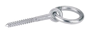 Kółko mocujące śr. 12 mm, z wkrętem 80 mm, Kerbl