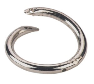 Kółko nosowe dla byków Classic, śr. 57 mm, niklowane, Kerbl