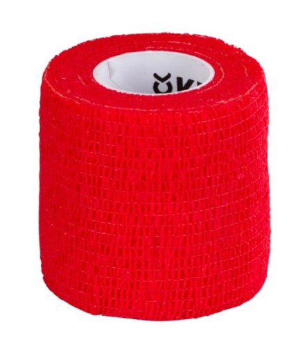 Samoprzylepny bandaż EquiLastic, 5 cm, czerwony, Kerbl - Intertraktor