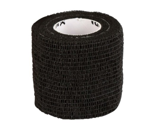 Samoprzylepny bandaż EquiLastic, 5 cm, czarny, Kerbl - Intertraktor
