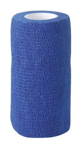 Samoprzylepny bandaż EquiLastic, 7,5 cm, niebieski, Kerbl - Intertraktor